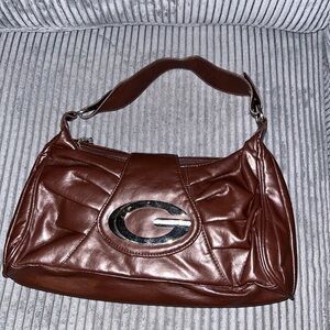 G by Guess Rich Brown Shoulder Bag